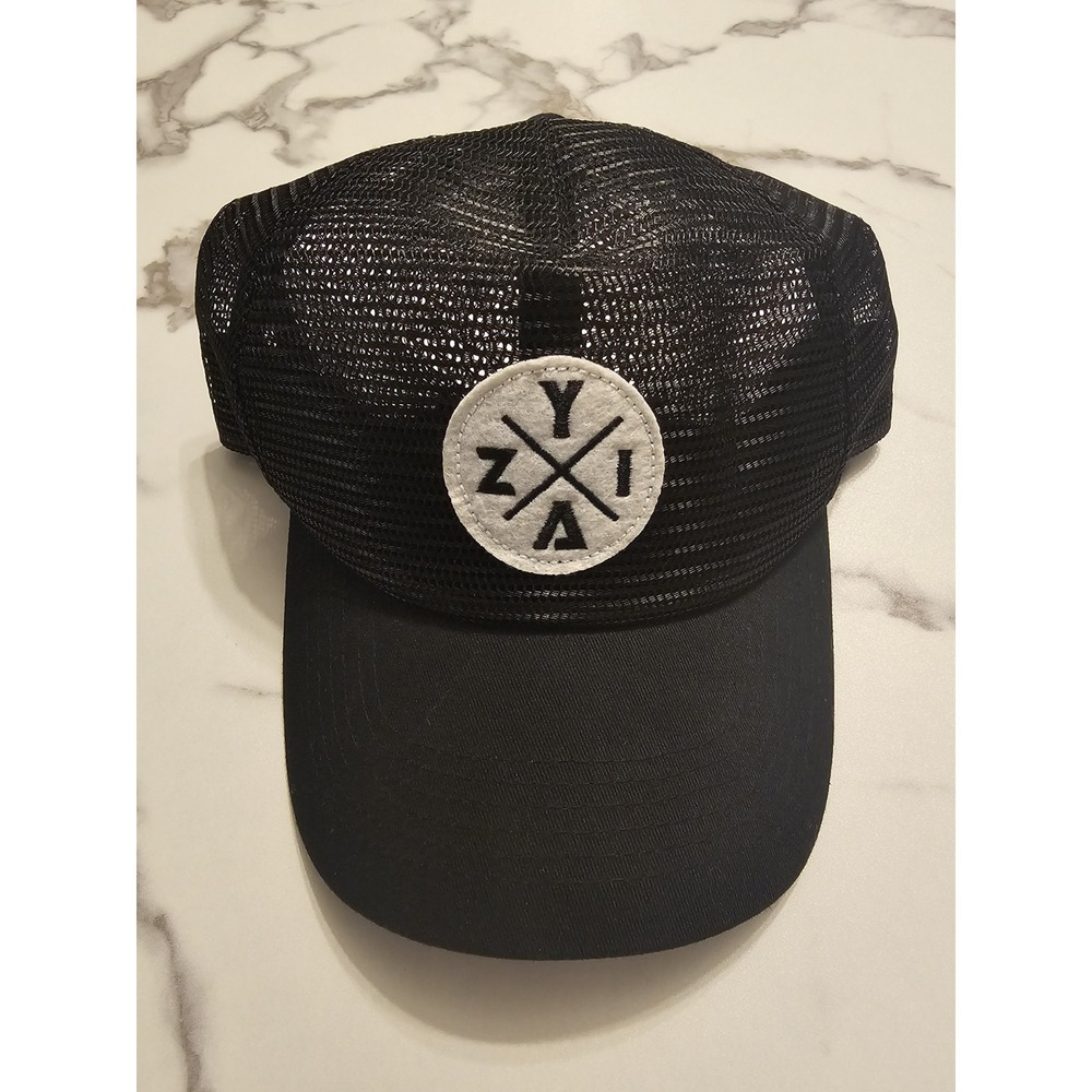 ZYIA Womens Active Mesh Hat Ball Cap Patch Adjustable Snapback NWOT